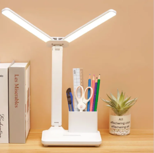 Powered LED Foldable Desk Lamp